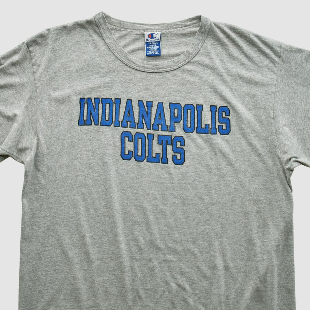 Indianapolis Colts Champion 2000s T-shirt Heather Gray Vintage | Fanatics