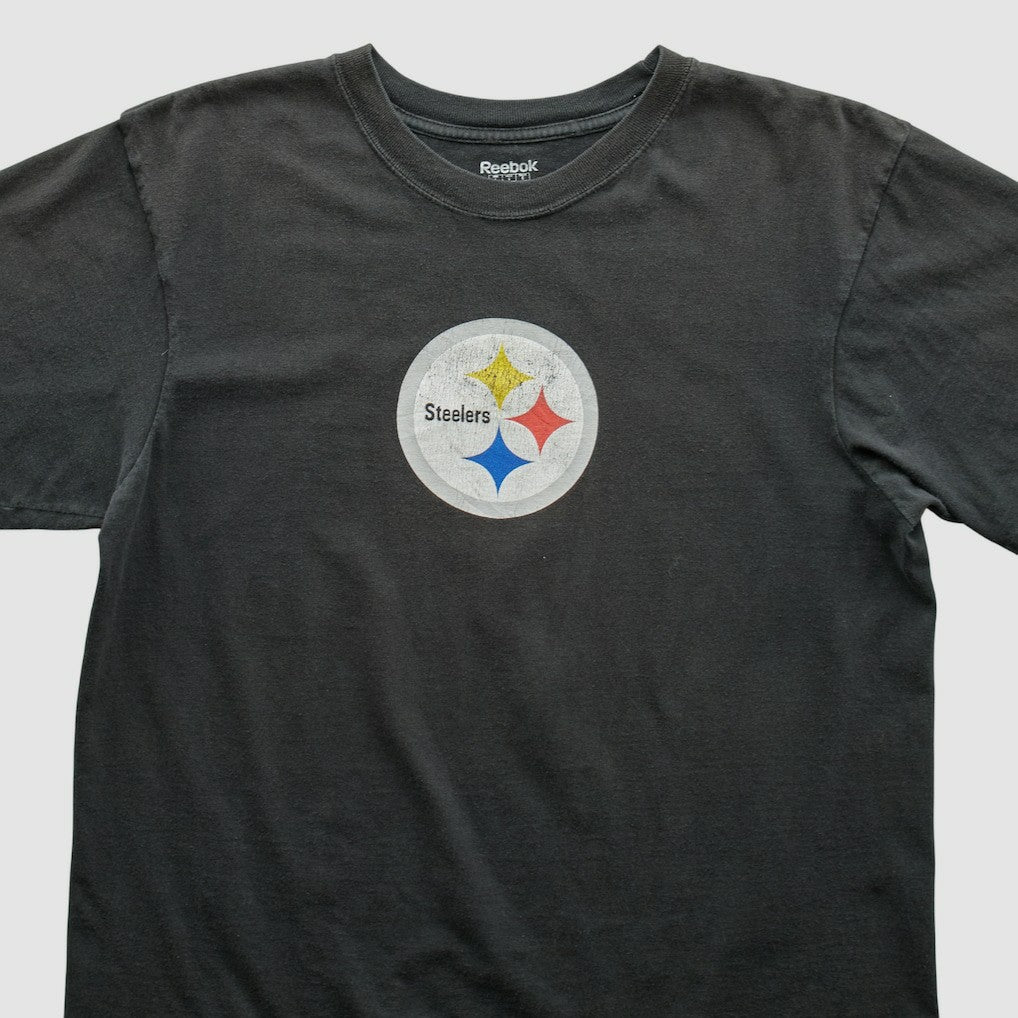 Pittsburgh Steelers Reebok 2000s T-shirt Black Vintage | Fanatics