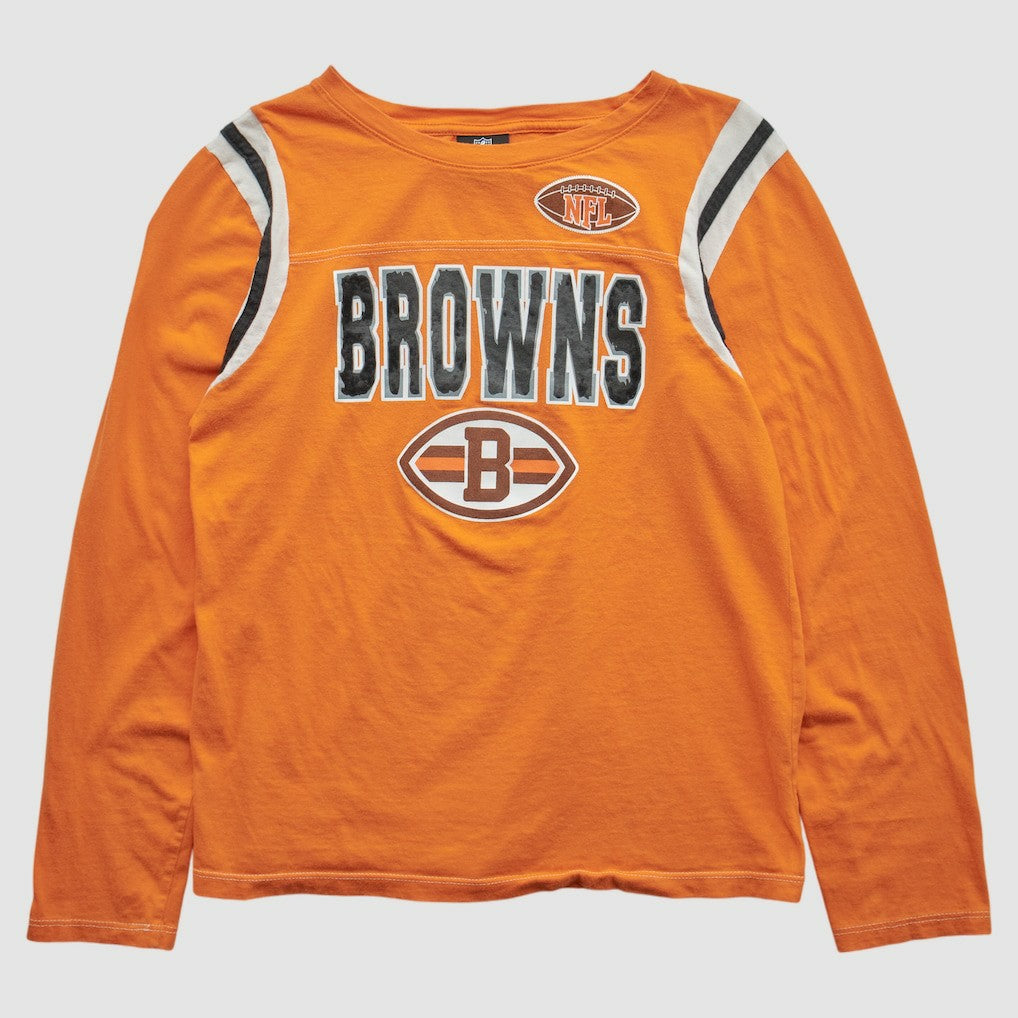 Cleveland Browns NFL 2010s Long Sleeve T-shirt Orange Vintage | Fanatics