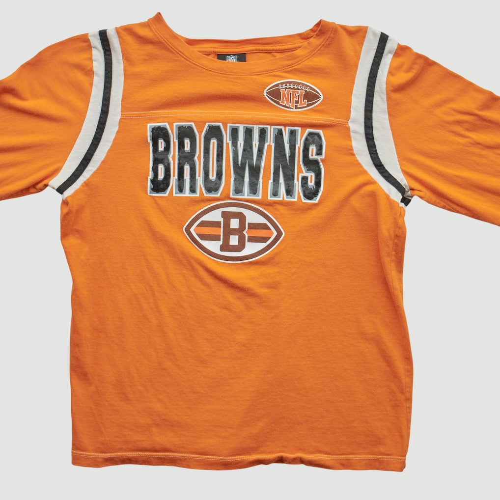 Cleveland Browns NFL 2010s Long Sleeve T-shirt Orange Vintage | Fanatics