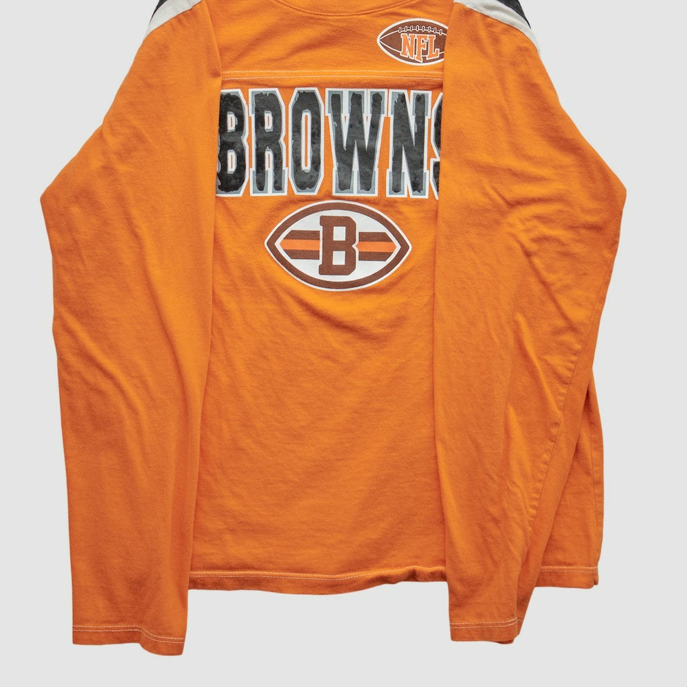 Cleveland Browns NFL 2010s Long Sleeve T-shirt Orange Vintage | Fanatics