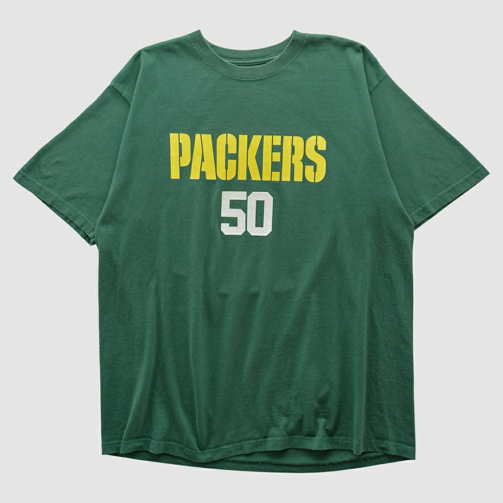 Green Bay Packers Reebok 2000s T-shirt Green Vintage | Fanatics