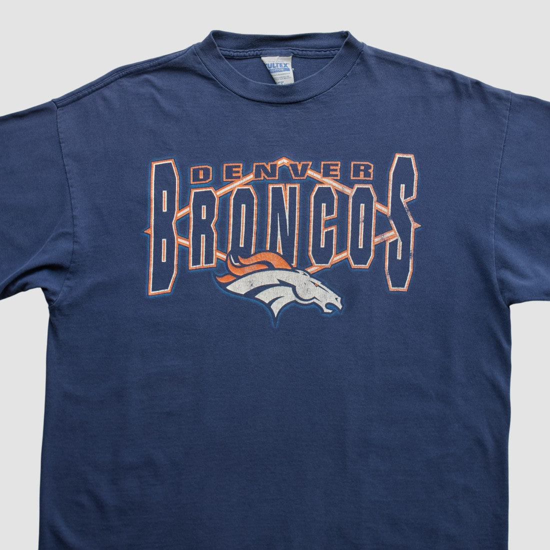 Denver Broncos Tultex 90s T-shirt Navy Vintage | Fanatics