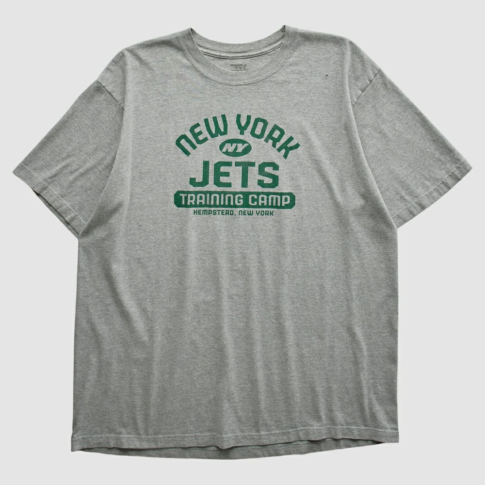 New York Jets Reebok 2000s T-shirt Heather Gray Vintage | Fanatics