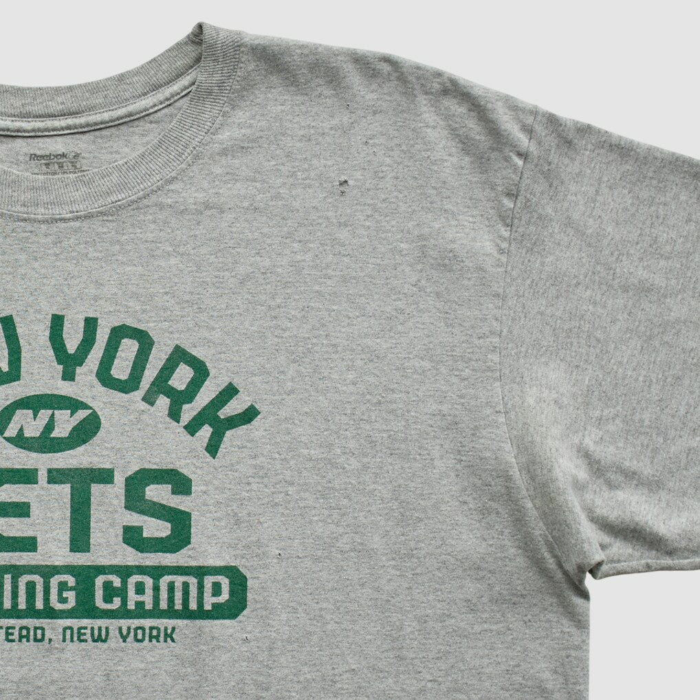 New York Jets Reebok 2000s T-shirt Heather Gray Vintage | Fanatics