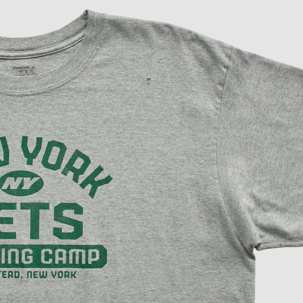 New York Jets Reebok 2000s T-shirt Heather Gray Vintage | Fanatics