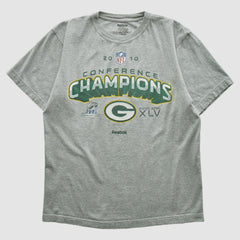 Green Bay Packers Reebok 2010 T-shirt Heather Gray Vintage | Fanatics