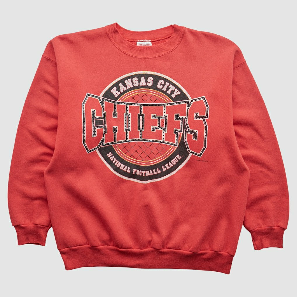 Kansas City Chiefs Hanes 90s Pullover Sweatshirt Red Vintage | Fanatics
