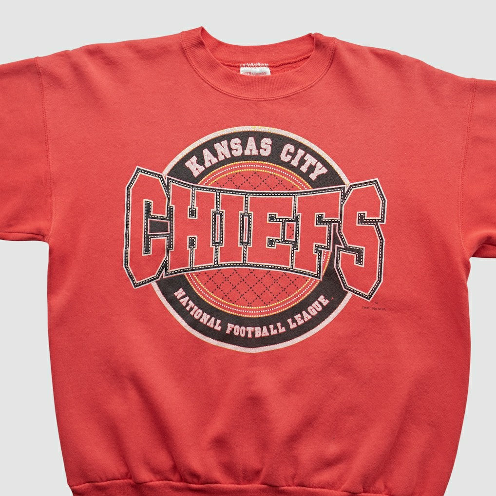 Kansas City Chiefs Hanes 90s Pullover Sweatshirt Red Vintage | Fanatics