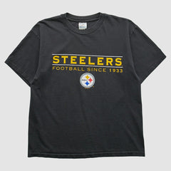 Pittsburgh Steelers Champion 1996 T-shirt Black Vintage | Fanatics