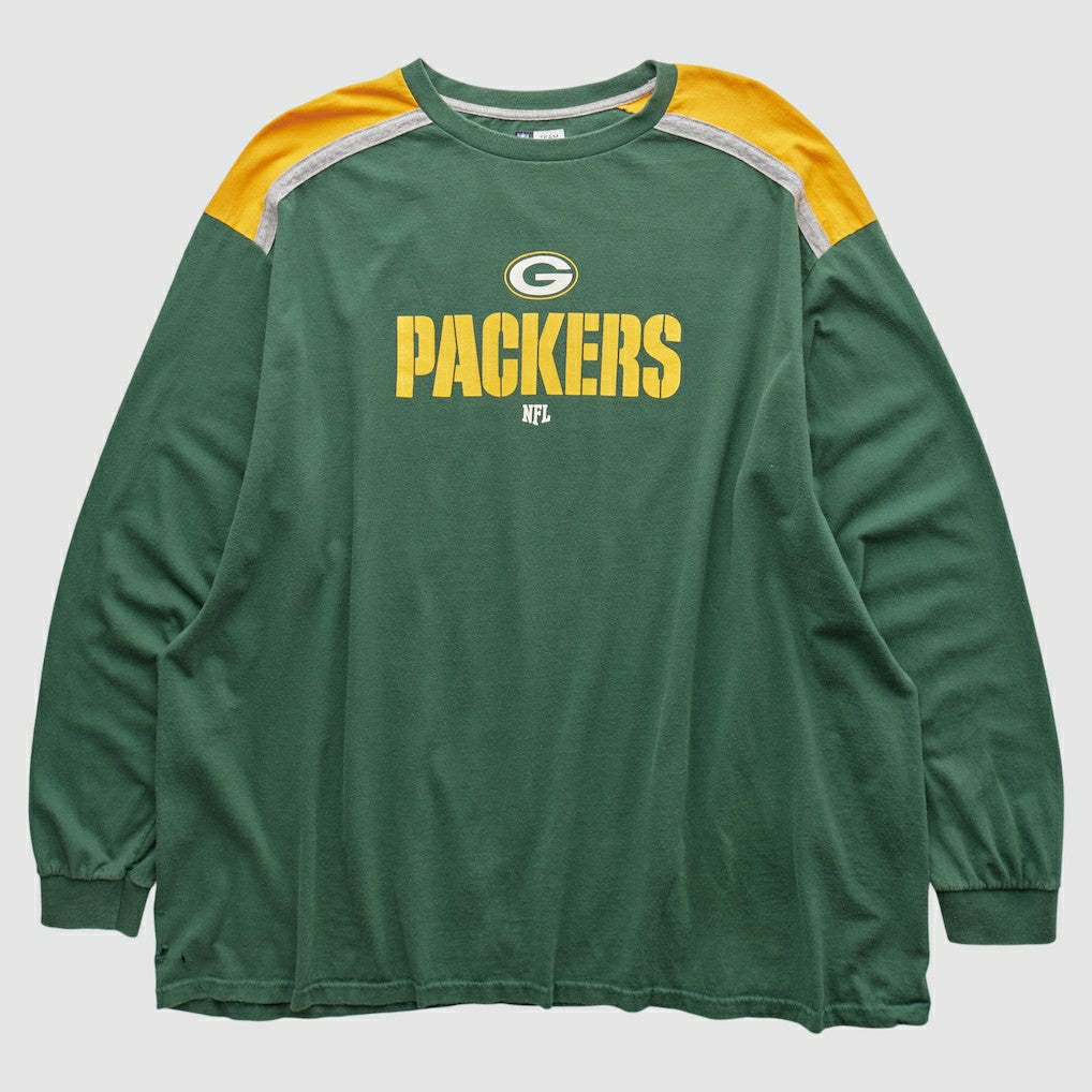 Green Bay Packers NFL 2000s Long Sleeve T-shirt Green Vintage | Fanatics