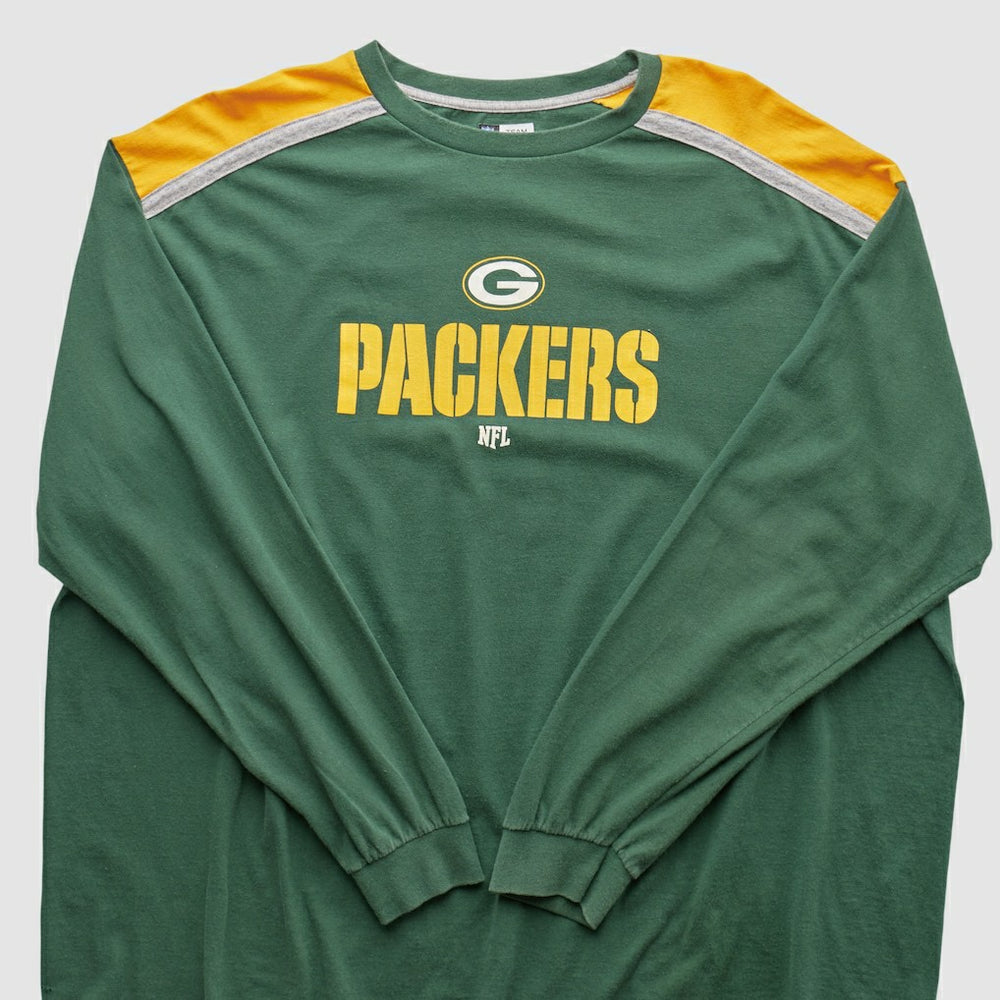 Green Bay Packers NFL 2000s Long Sleeve T-shirt Green Vintage | Fanatics