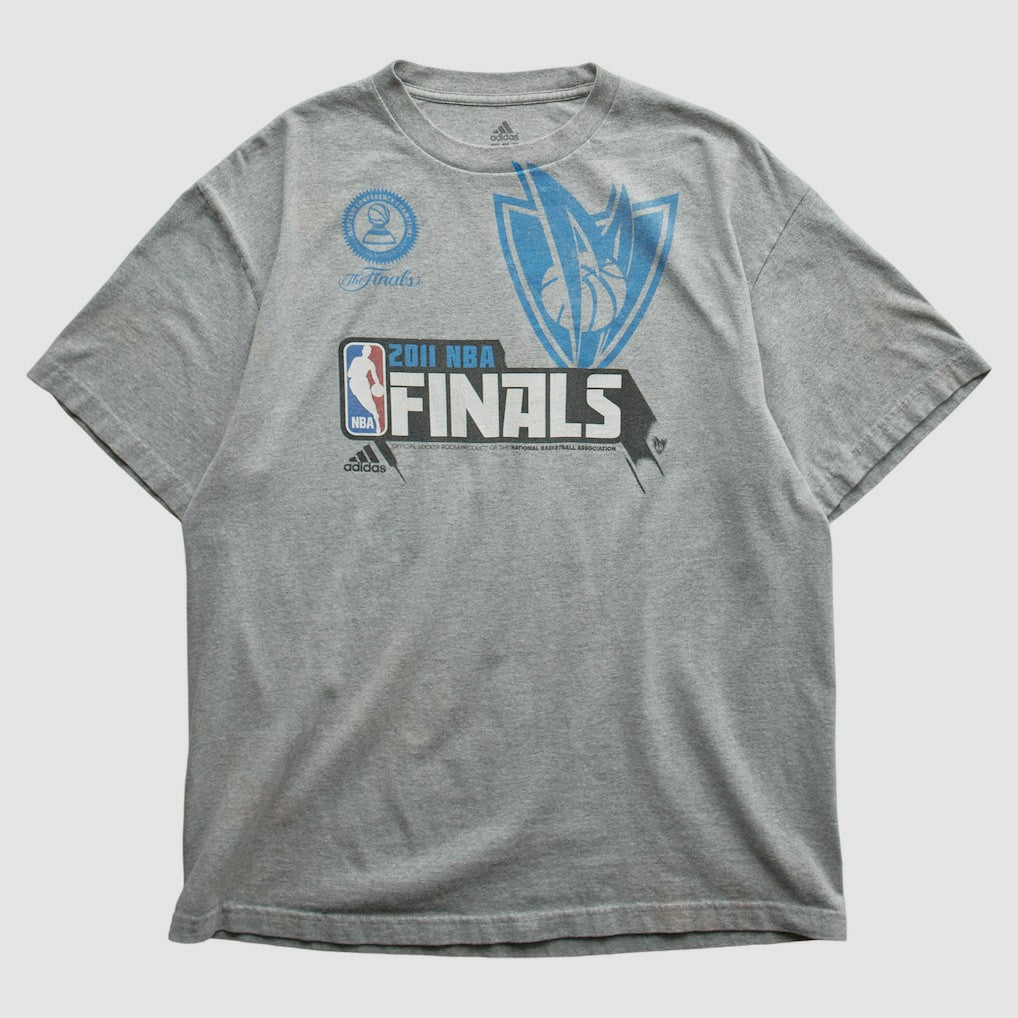 Dallas Mavericks 2011 T-shirt Heather Gray Vintage - NBA