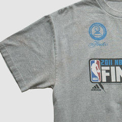 Dallas Mavericks 2011 T-shirt Heather Gray Vintage - NBA