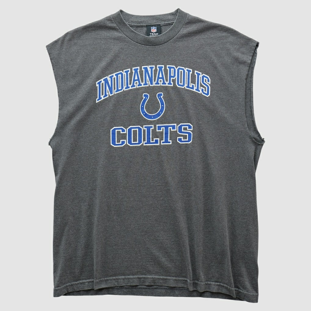 Indianapolis Colts Team Edition Apparel 2010s Tank Dark Heather Gray Vintage | Fanatics