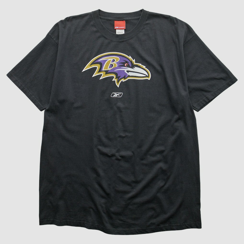 Baltimore Ravens Reebok 2000s T-shirt Black Vintage | Fanatics