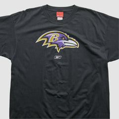 Baltimore Ravens Reebok 2000s T-shirt Black Vintage | Fanatics