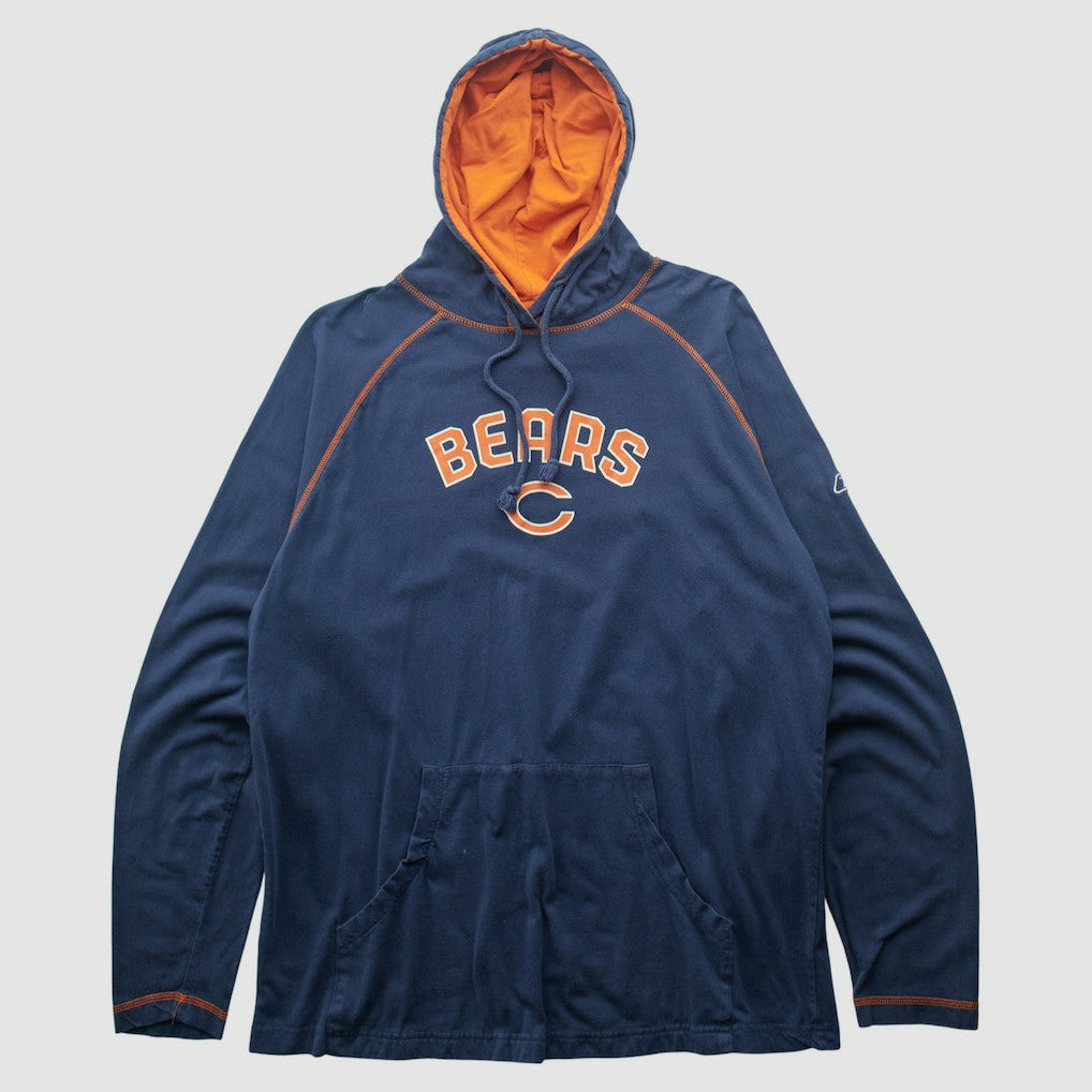 Chicago Bears Reebok 2000s Hooded Pullover Sweatshirt Navy Vintage | Fanatics