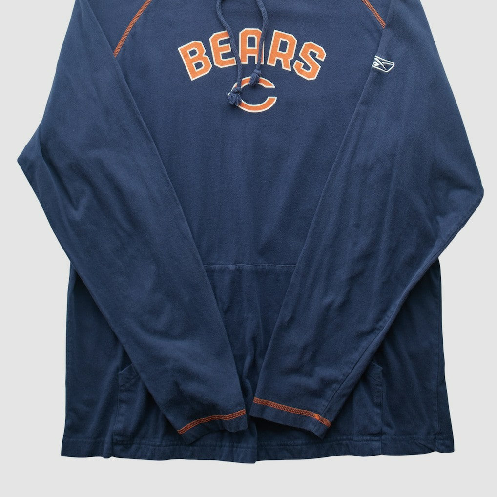 Chicago Bears Reebok 2000s Hooded Pullover Sweatshirt Navy Vintage | Fanatics