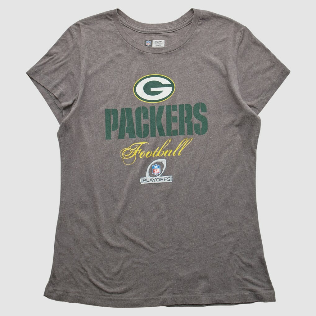 Green Bay Packers NFL 2000s T-shirt Heather Gray Vintage | Fanatics