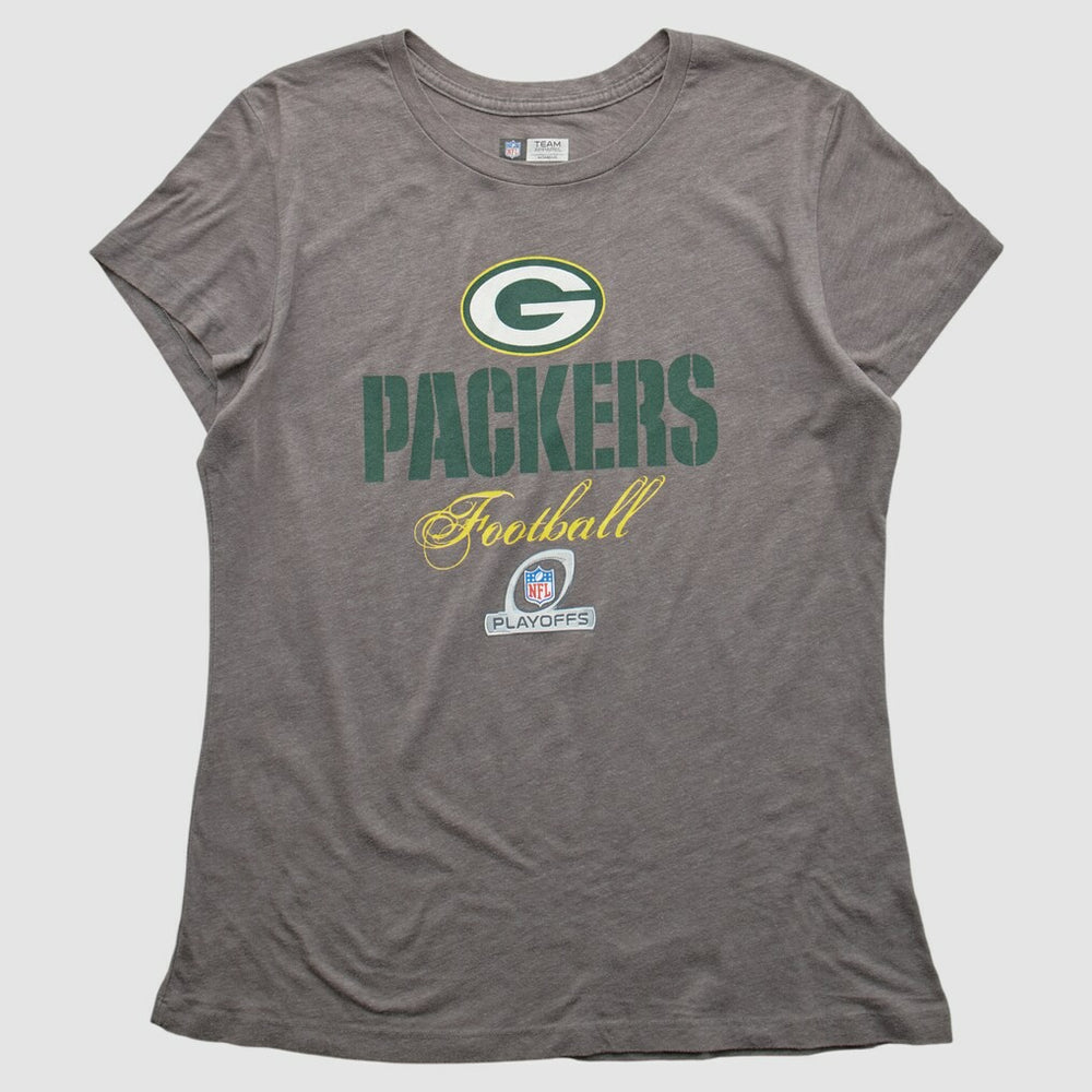Green Bay Packers NFL 2000s T-shirt Heather Gray Vintage | Fanatics
