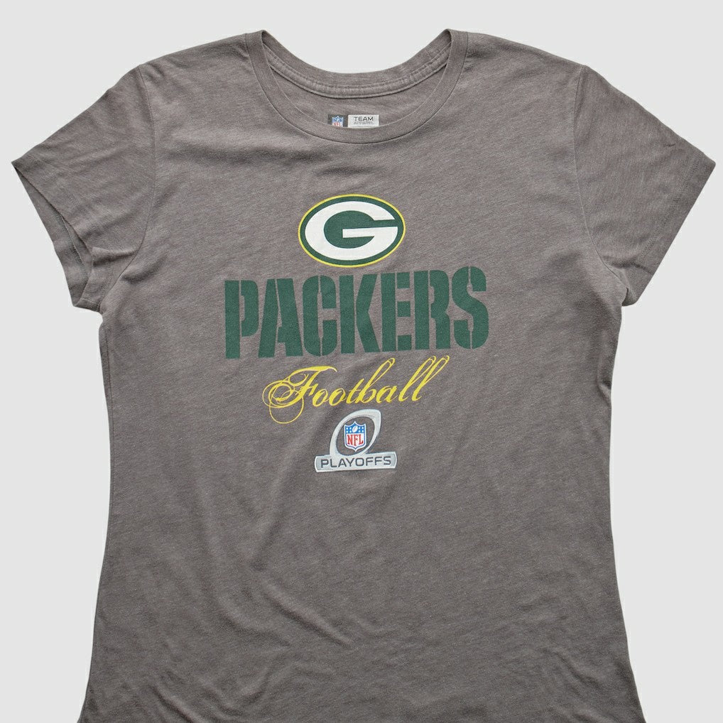 Green Bay Packers NFL 2000s T-shirt Heather Gray Vintage | Fanatics