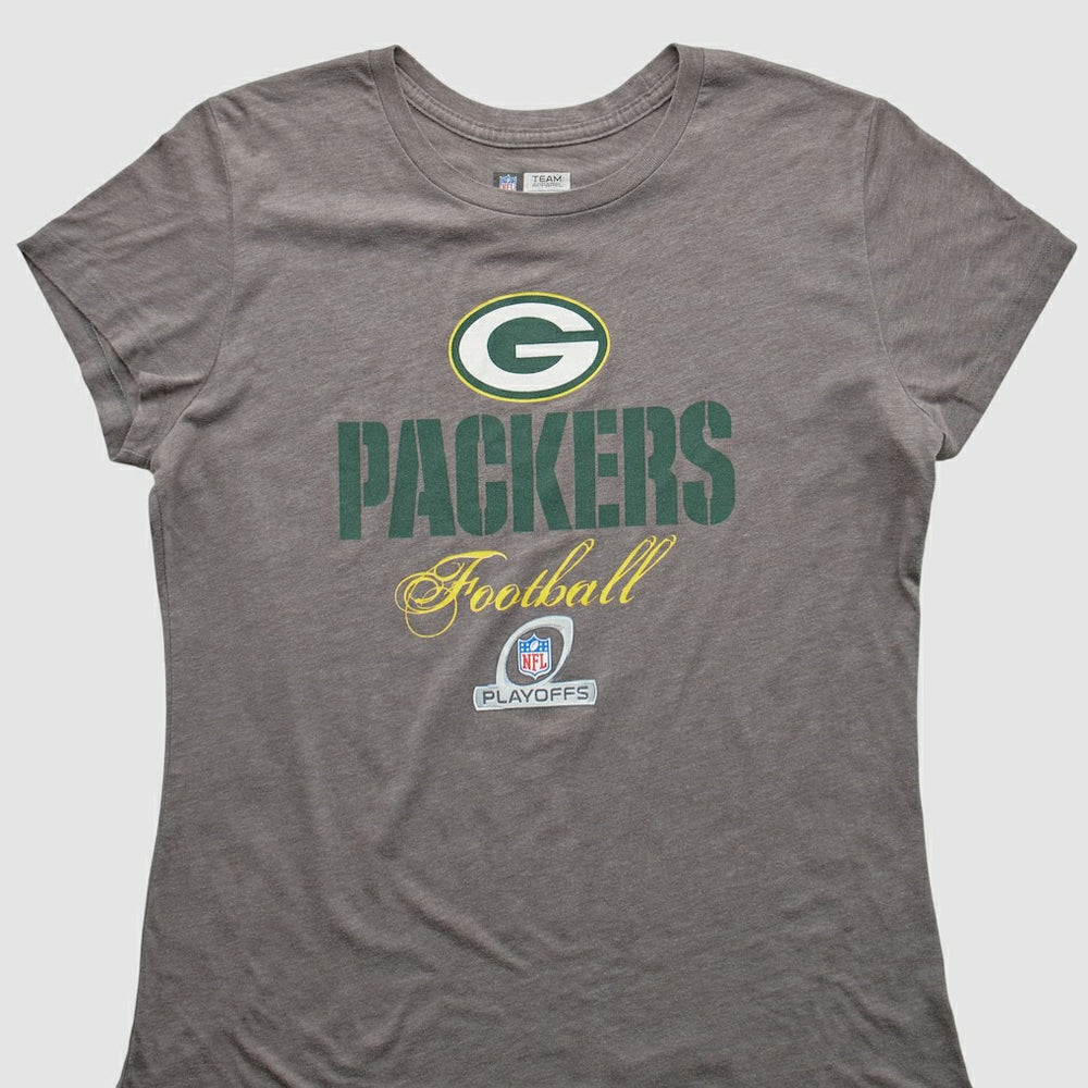 Green Bay Packers NFL 2000s T-shirt Heather Gray Vintage | Fanatics