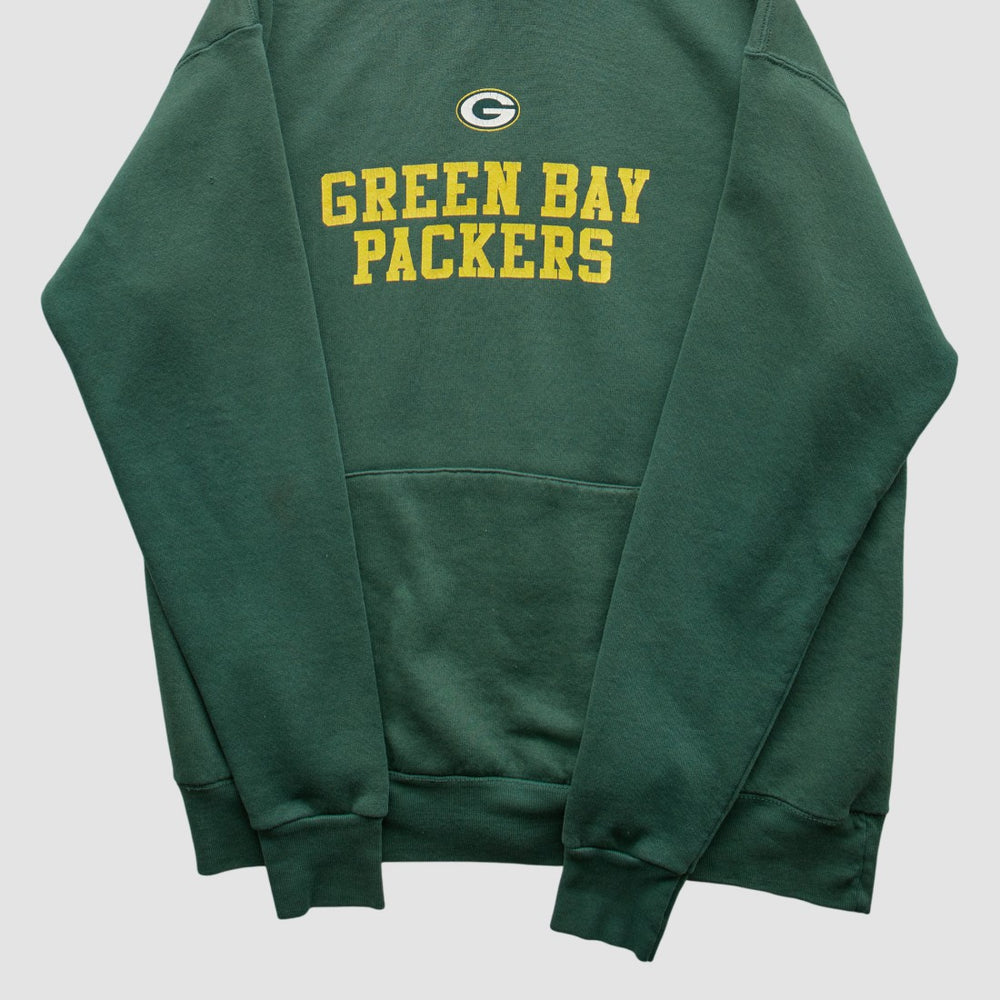 Green Bay Packers NFL 2000s Hooded Pullover Sweatshirt Green Vintage | Fanatics
