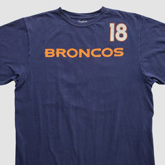 Denver Broncos Reebok 2000s T-shirt Navy Vintage | Fanatics
