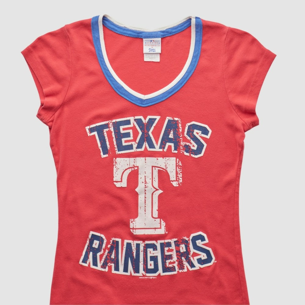 Texas Rangers Campus Lifestyle 2010s T-shirt - MLB