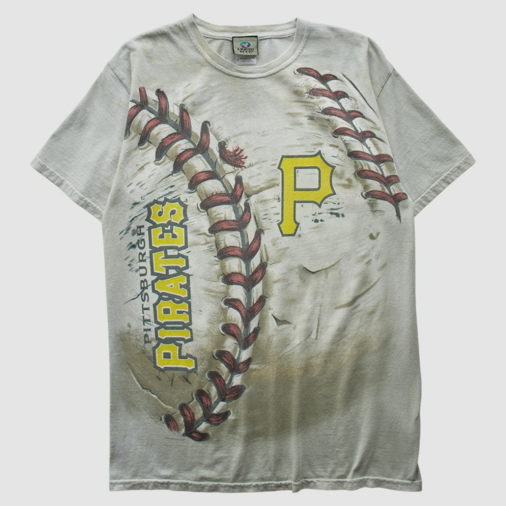 Pittsburgh Pirates Liquid Blue 2000s T-shirt - MLB