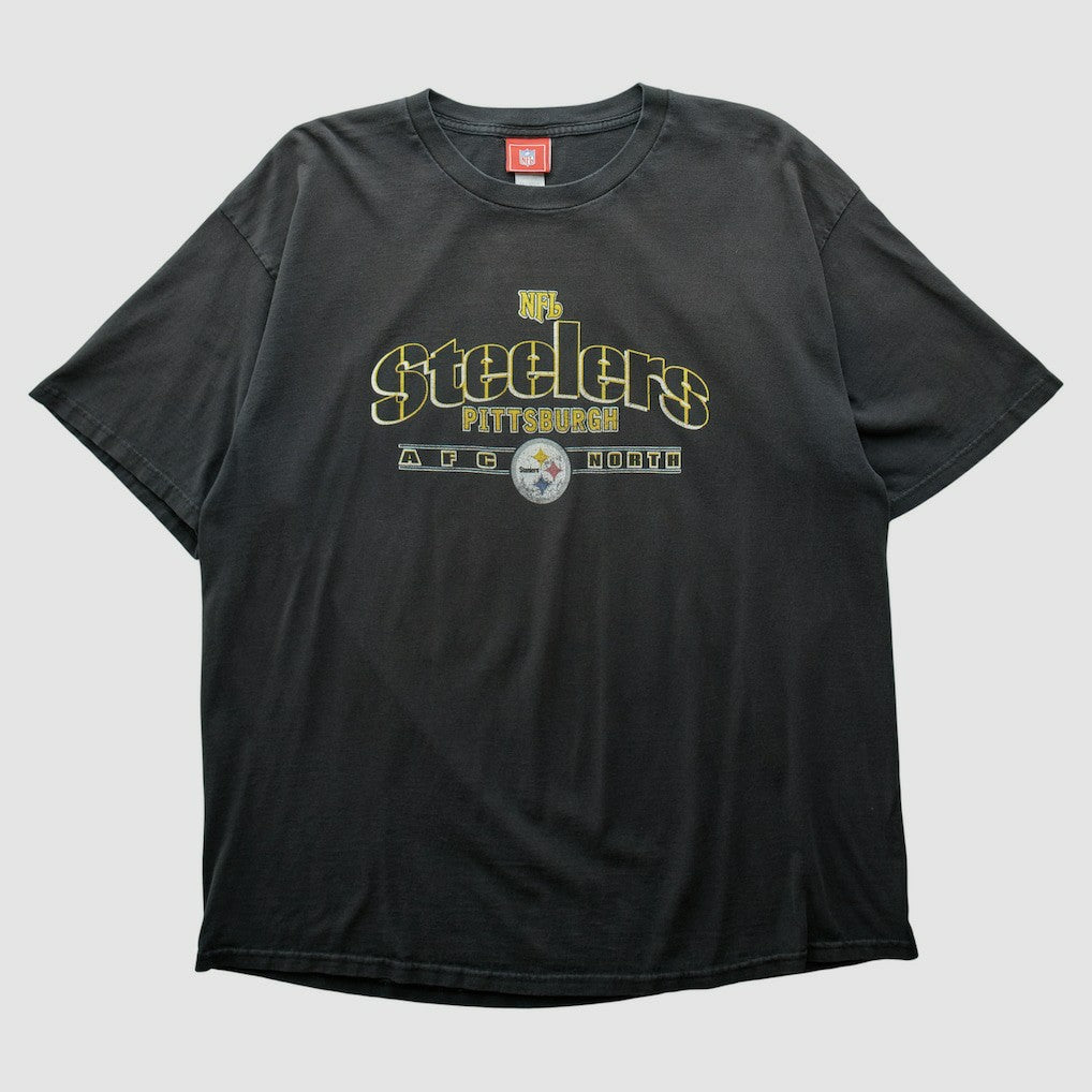 Pittsburgh Steelers NFL 2000s T-shirt Black Vintage | Fanatics