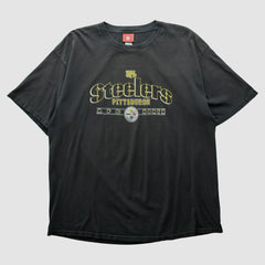 Pittsburgh Steelers NFL 2000s T-shirt Black Vintage | Fanatics