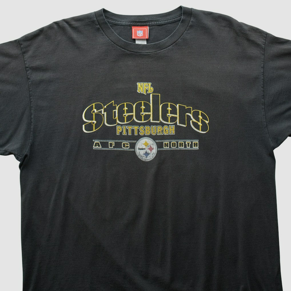 Pittsburgh Steelers NFL 2000s T-shirt Black Vintage | Fanatics