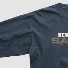 New Orleans Saints Reebok 2010 Long Sleeve T-shirt Navy Vintage | Fanatics
