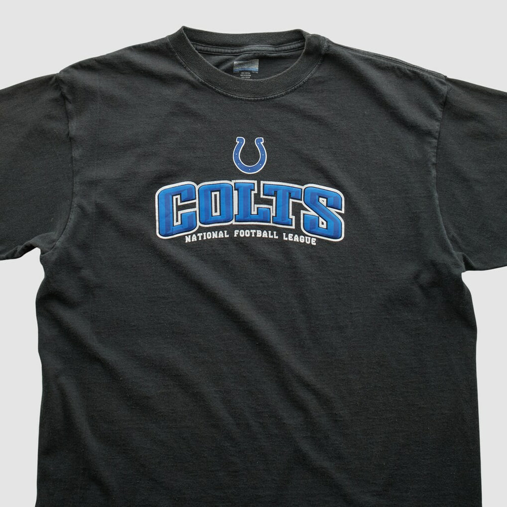 Indianapolis Colts Reebok 2000s T-shirt Black Vintage | Fanatics