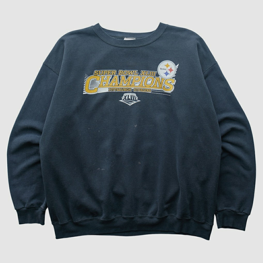 Pittsburgh Steelers NFL 2009 Pullover Sweatshirt Navy Vintage | Fanatics