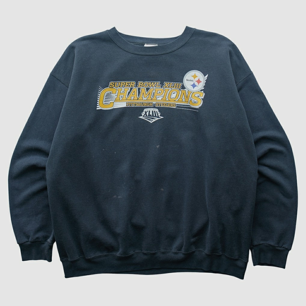 Pittsburgh Steelers NFL 2009 Pullover Sweatshirt Navy Vintage | Fanatics