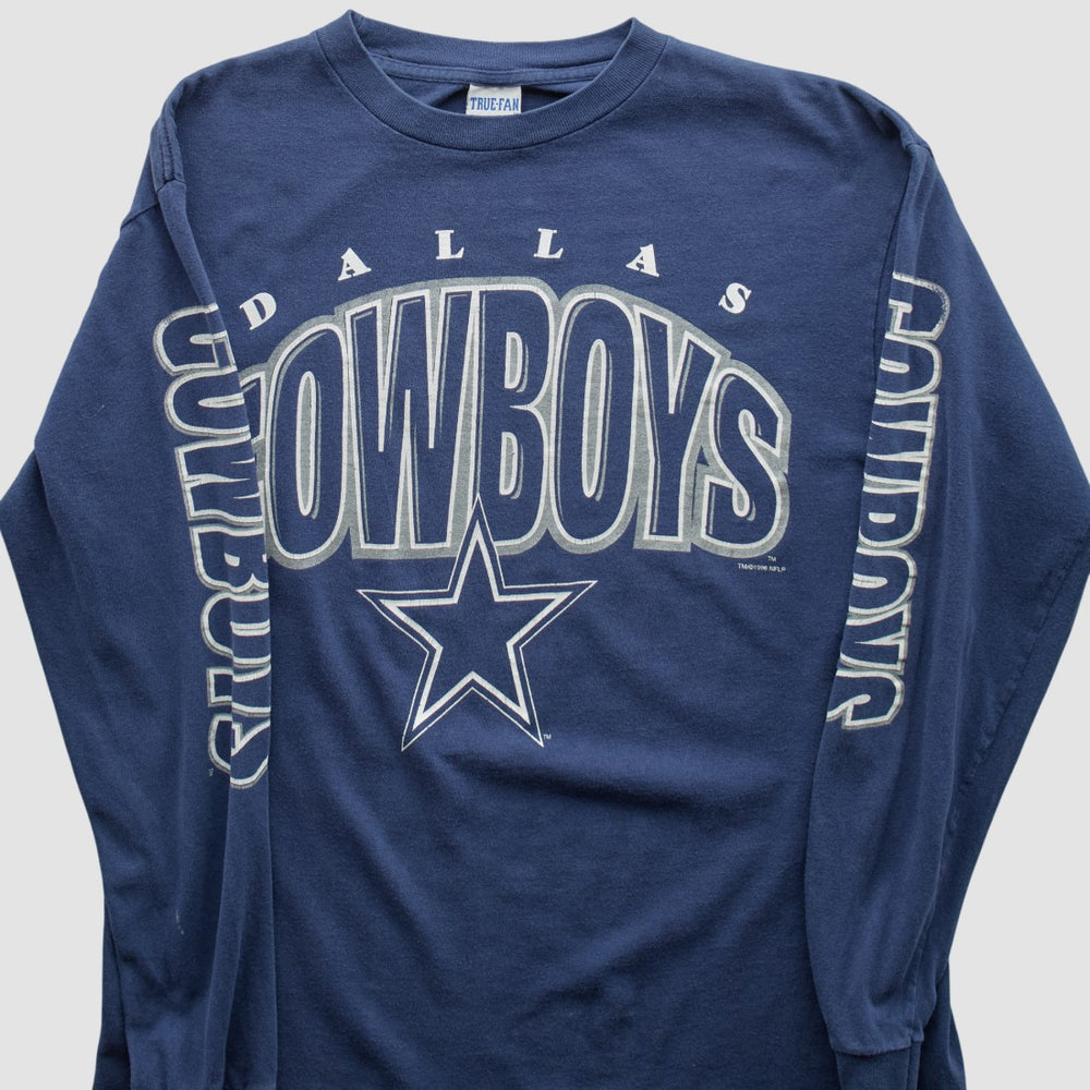 Dallas Cowboys True Fan 90s Long Sleeve T-shirt Navy Vintage | Fanatics