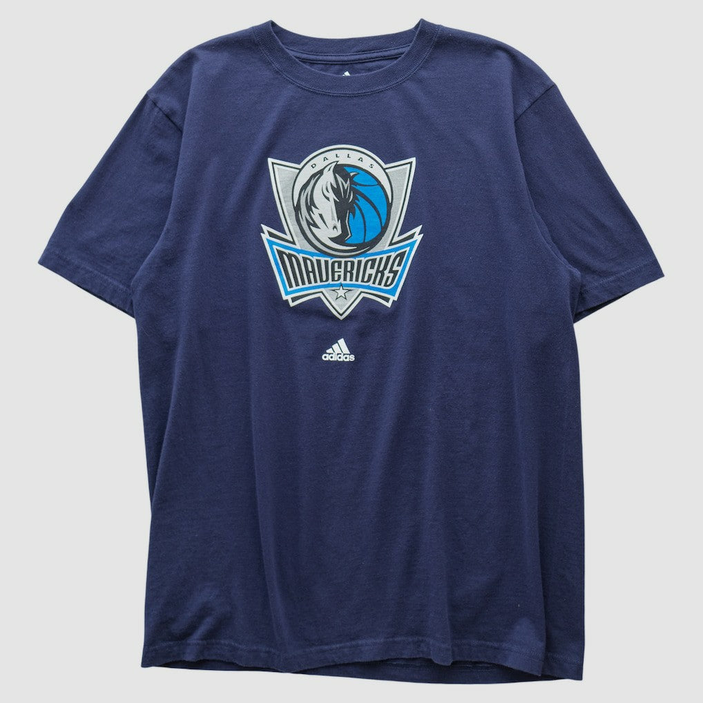 Dallas Mavericks 2000s T-shirt Navy Vintage - NBA