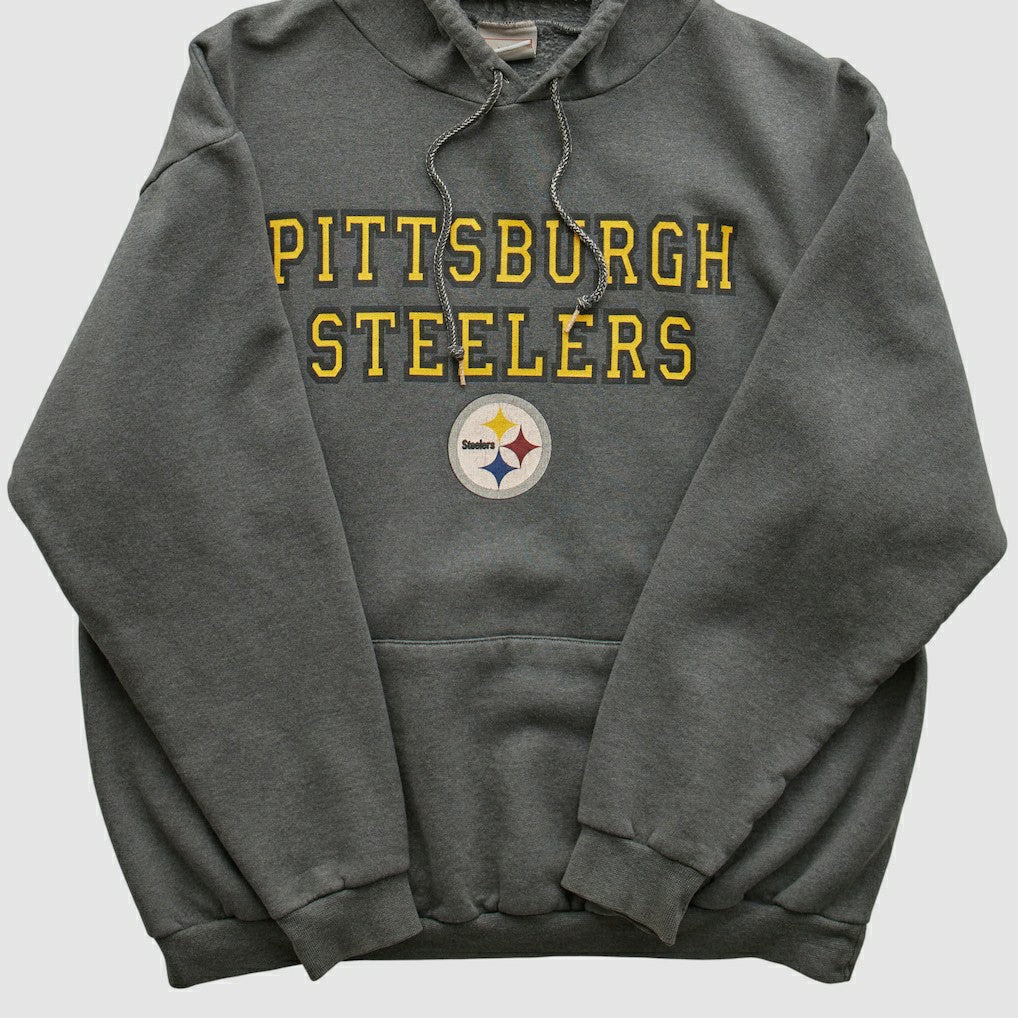 Pittsburgh Steelers NFL 2000s Hooded Sweatshirt Black Vintage | Fanatics