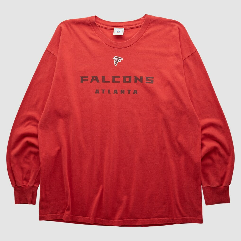 Atlanta Falcons NFL 2000s Long Sleeve T-shirt Red Vintage | Fanatics