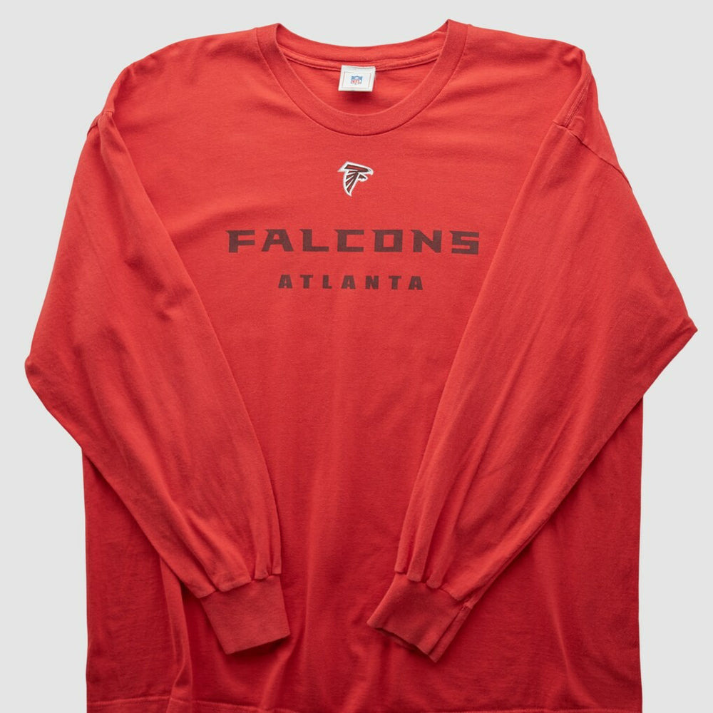 Atlanta Falcons NFL 2000s Long Sleeve T-shirt Red Vintage | Fanatics