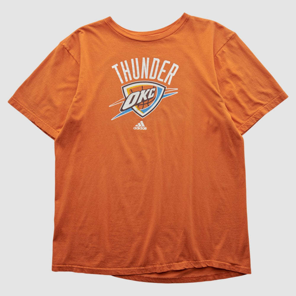 Oklahoma City Thunder Go-to Tee 2010s T-shirt Orange Vintage - NBA