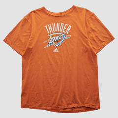Oklahoma City Thunder Go-to Tee 2010s T-shirt Orange Vintage - NBA