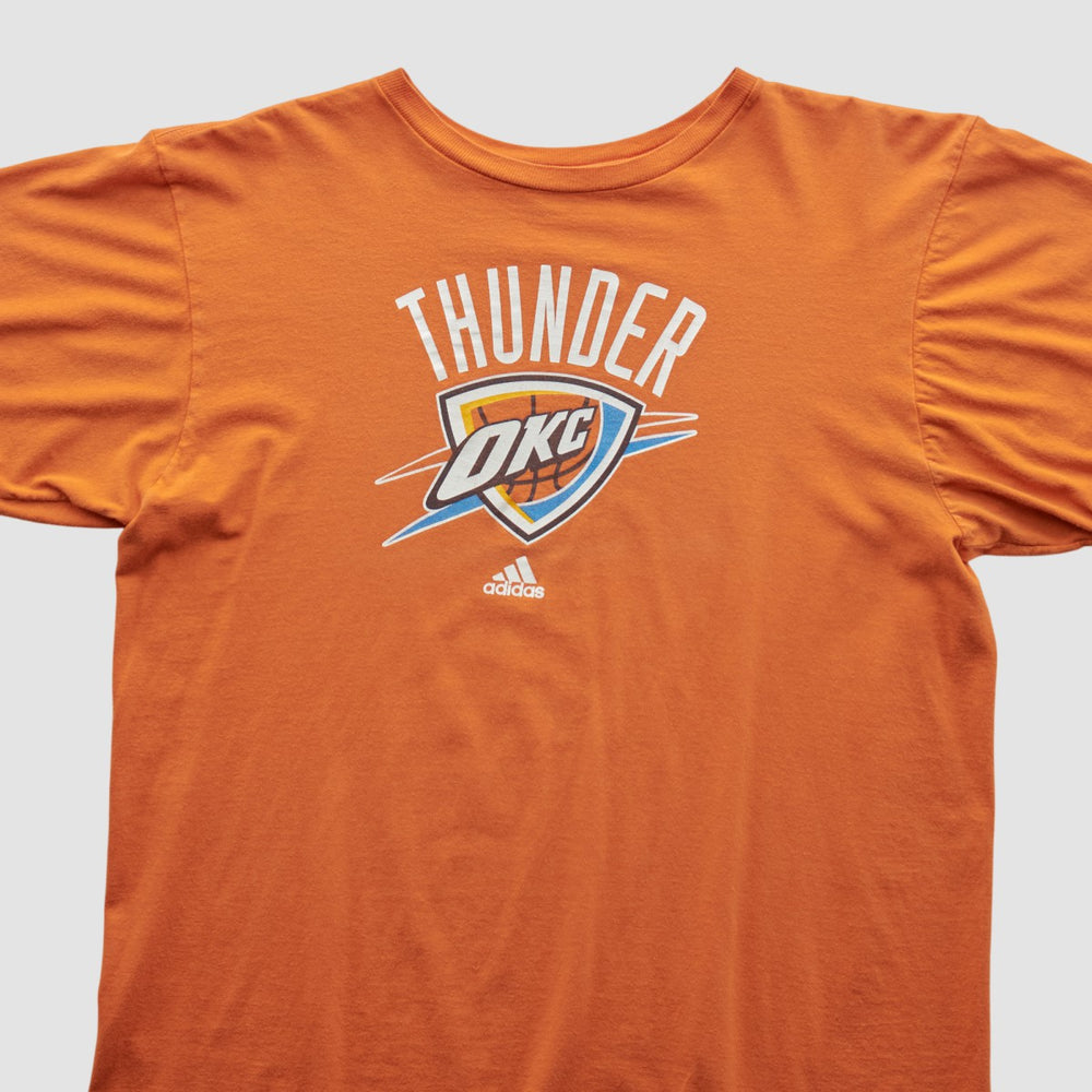 Oklahoma City Thunder Go-to Tee 2010s T-shirt Orange Vintage - NBA