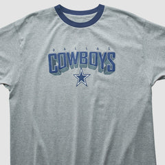 Dallas Cowboys Reebok 2000s T-shirt Heather Gray Vintage | Fanatics