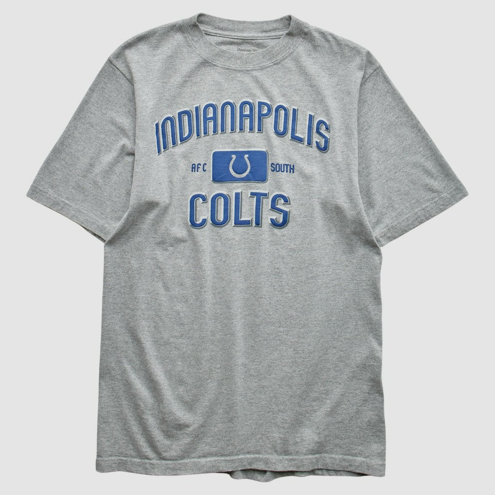 Indianapolis Colts Reebok 2000s T-shirt Heather Gray Vintage | Fanatics
