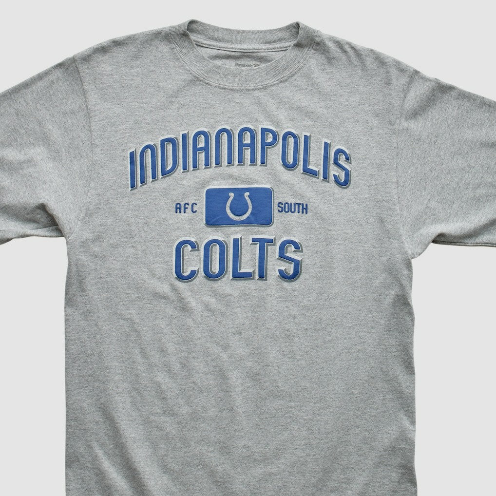Indianapolis Colts Reebok 2000s T-shirt Heather Gray Vintage | Fanatics