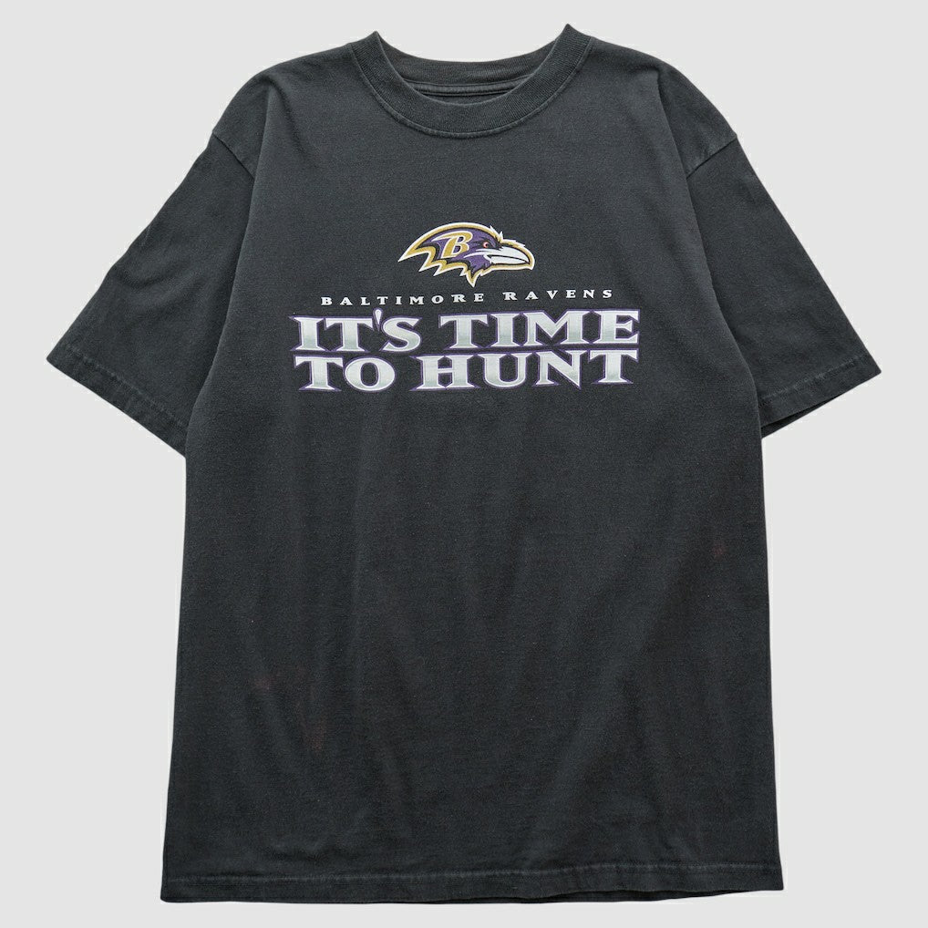 Baltimore Ravens Reebok 2000s T-shirt Black Vintage | Fanatics